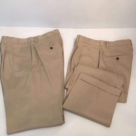 Eddie Bauer Other - 2 Pair Eddie Bauer Wrinkle resistant classic fit